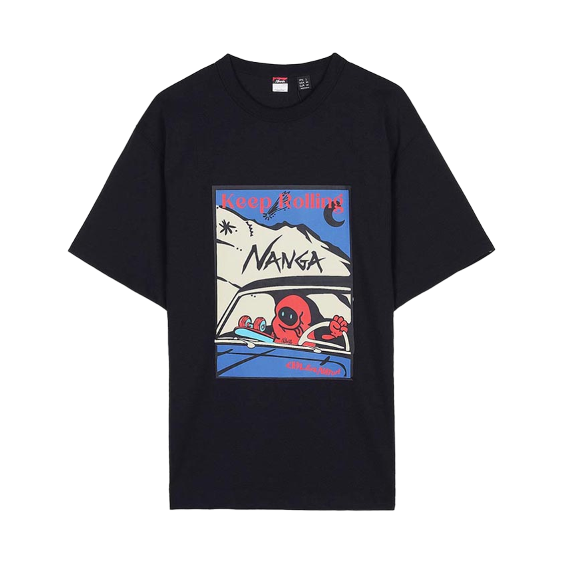 - Nanga Eco Hybrid Keep Rolling T-Shirt Black