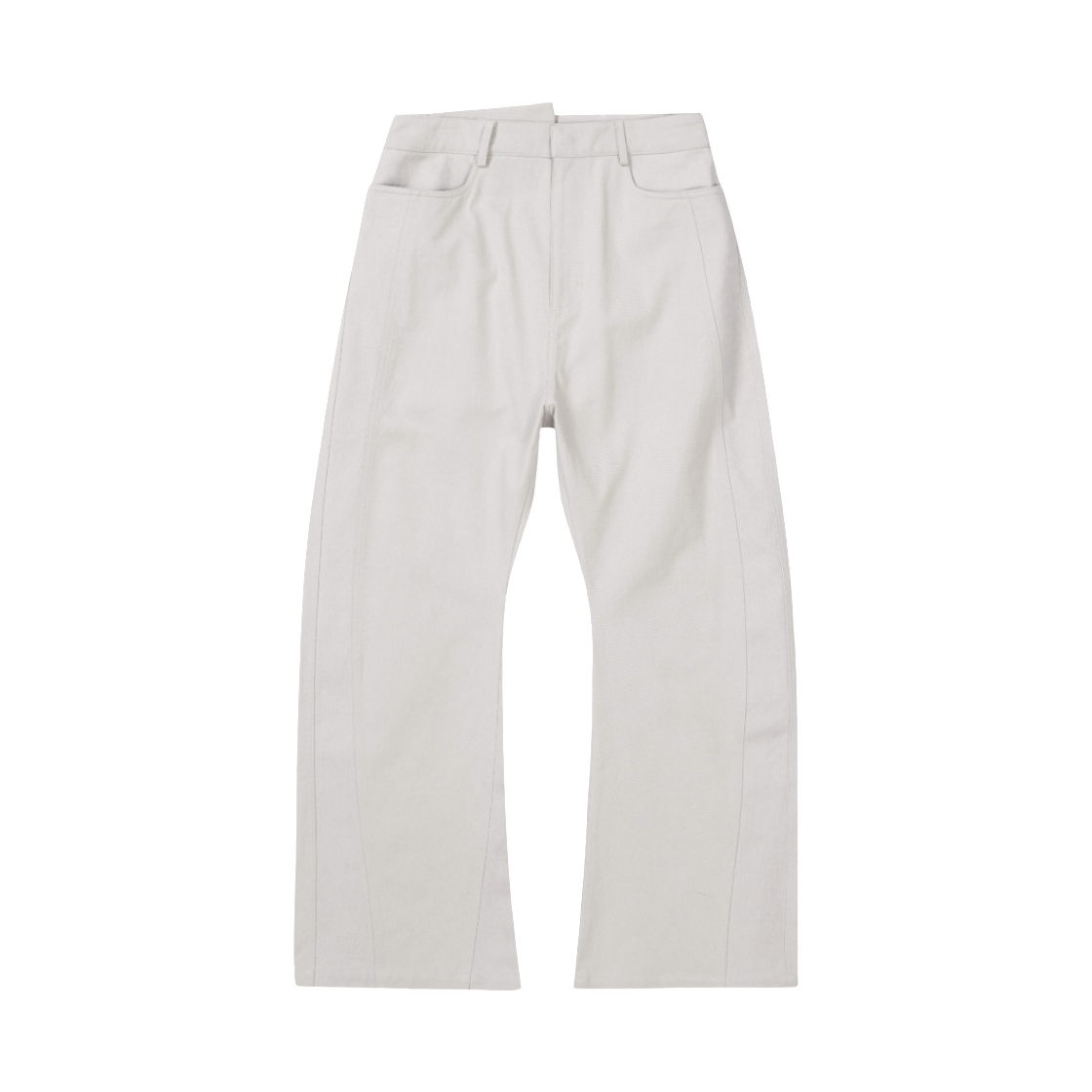 엑슬림 에피소드9 03 트라우저 라이트 그레이 오프 화이트(Xlim EP.9 03 Trousers Light Gray Off White) - 1