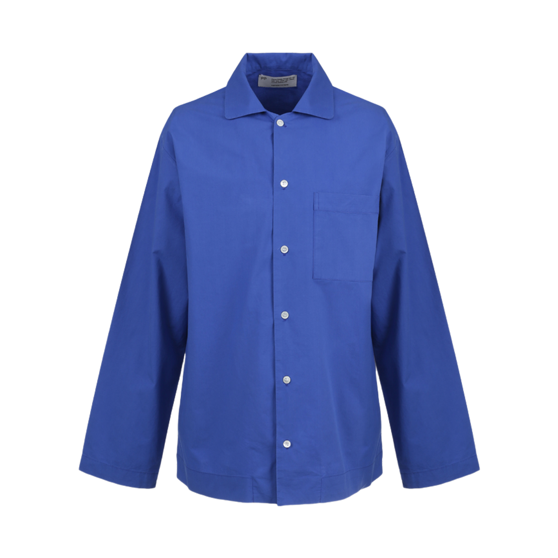 퍼즈플리즈 100% 코튼 파자마 포 유니섹스 (블루)