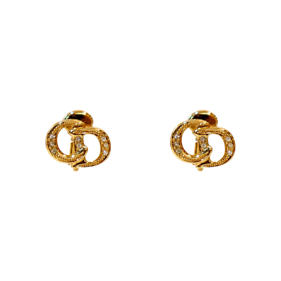 IT7BU4GQT56U Dior Cubic CD Gold Earrings A-B54152