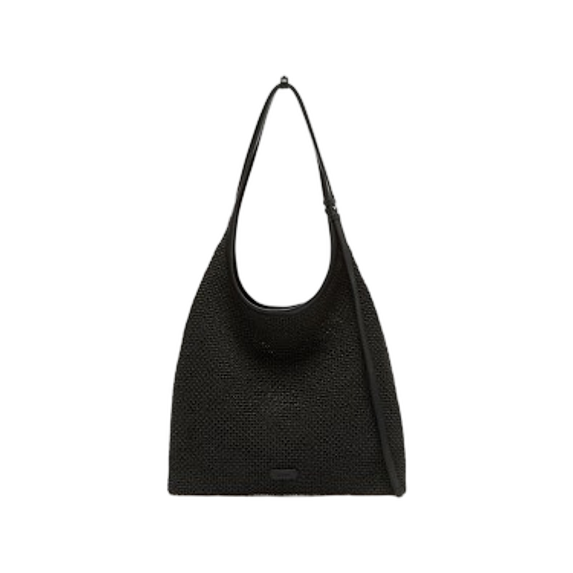 쿠론 세느 숄더 36 라피아 블랙(Couronne Seine Shoulder 36 Raffia Black)