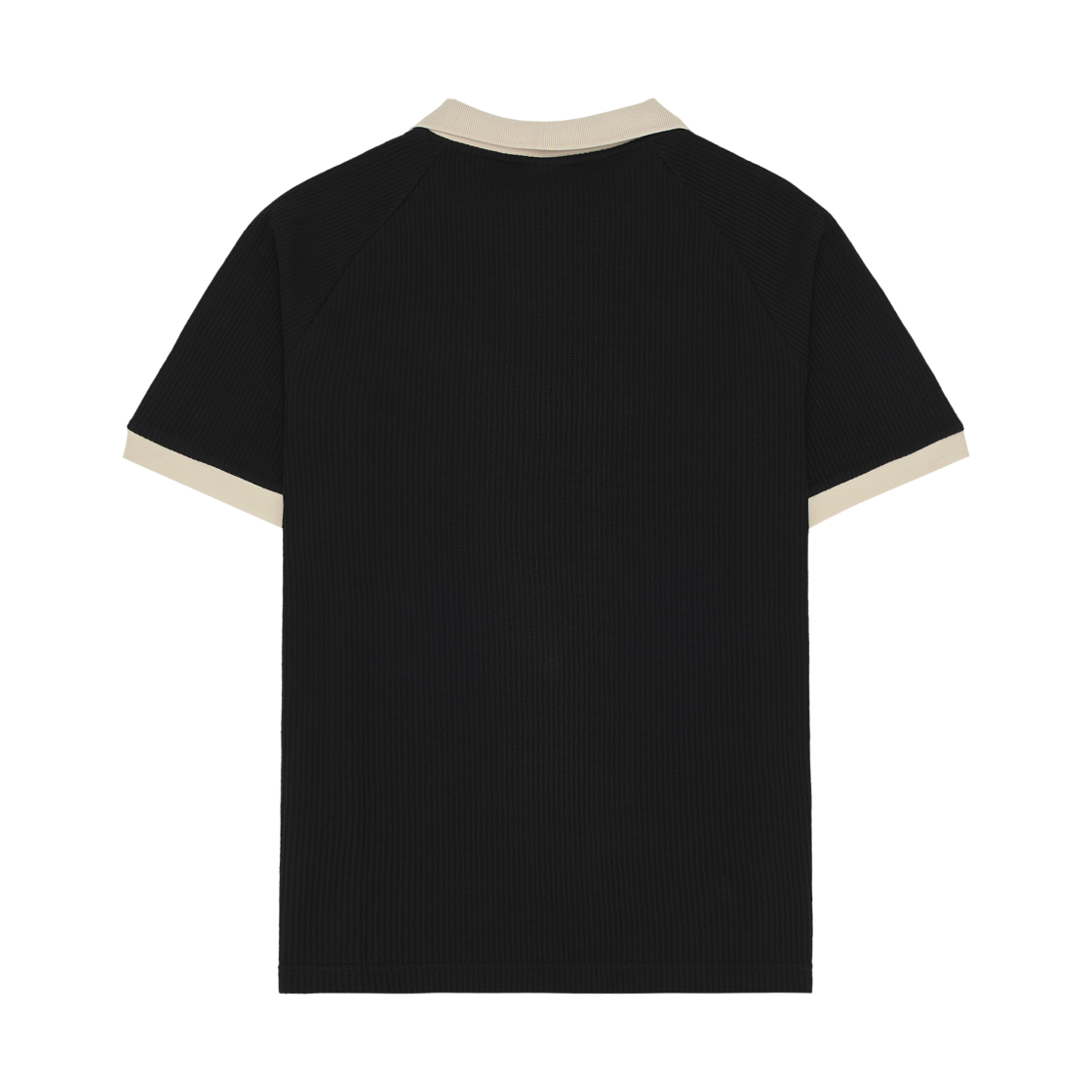아디다스 와플 숏슬리브 폴로 셔츠 블랙 - US 사이즈(Adidas Waffle Short Sleeve Polo Shirt Black - US Sizing) - 2