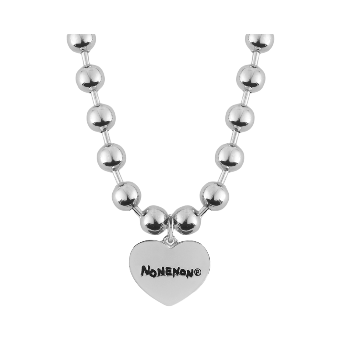 논논 체스 러브 넥클리스 (볼 6mm)(Nonenon Chex Love Necklace (Ball 6mm)) - 2
