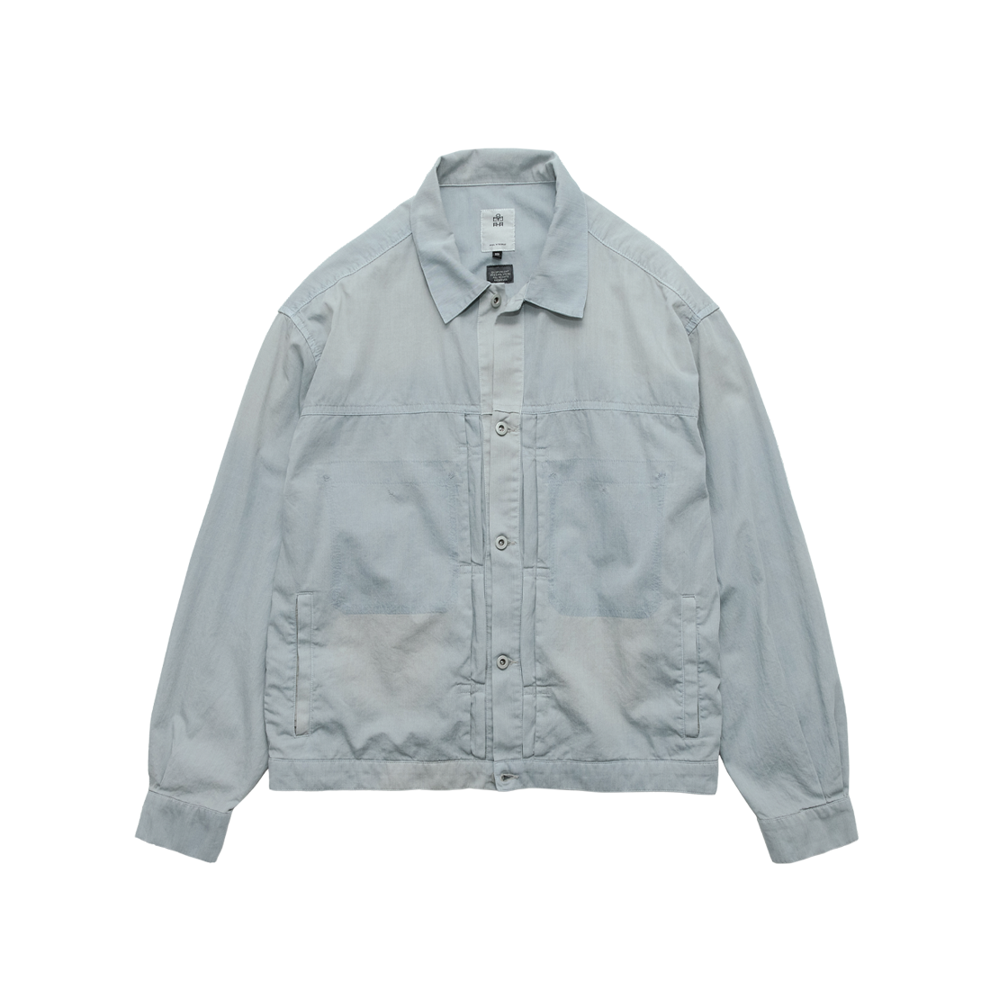 폴리테루 라이트 데님 트러커 라이트 블루(Polyteru Light Denim Trucker Light Blue)