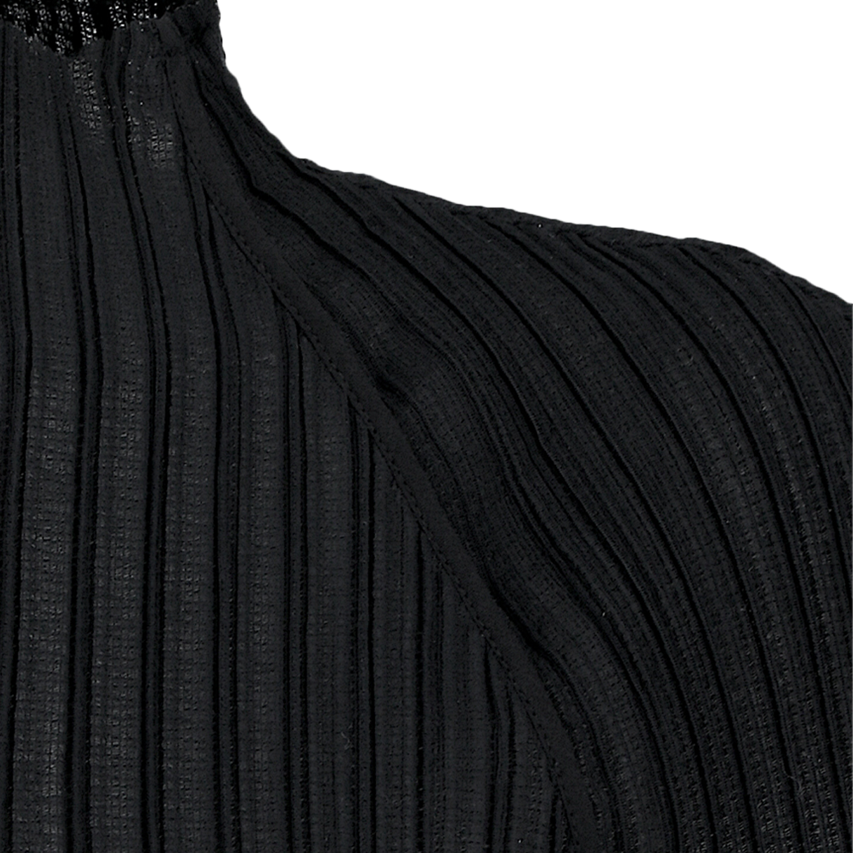 아모멘토 우먼 플리츠 래글런 탑 블랙 - 26SS(Amomento Women Pleats Raglan Top Black - 26SS) - 4