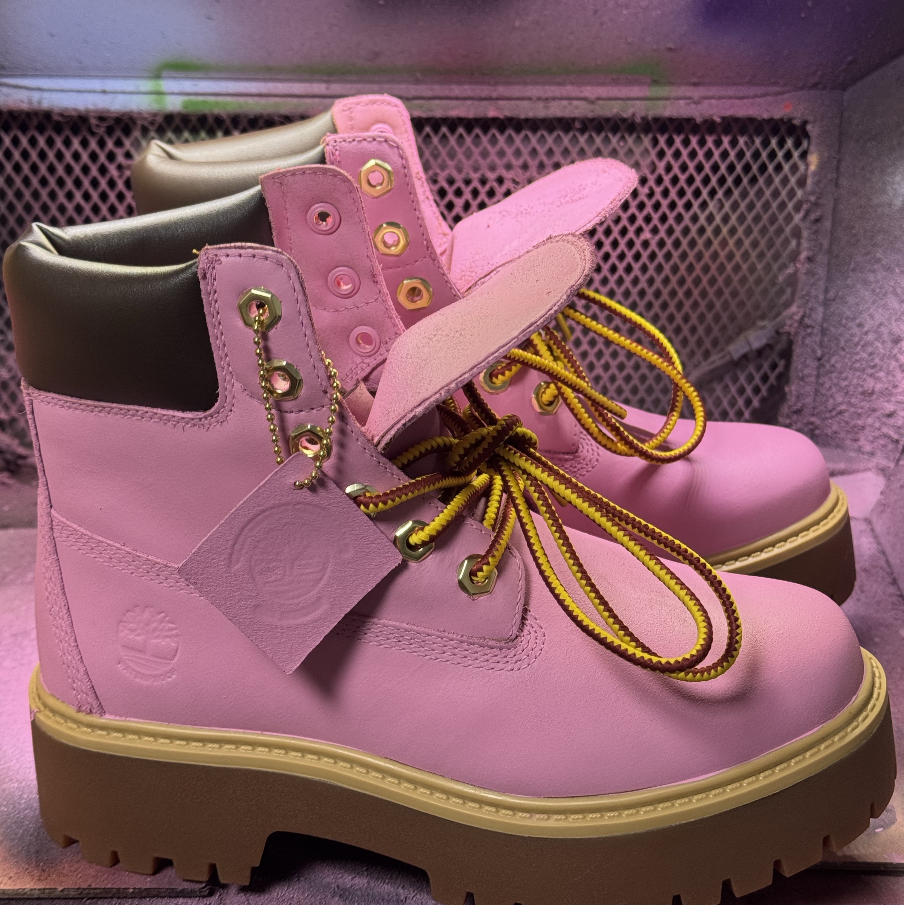 Timberland Premium 6 inch Waterproof Boot Wheat Nubuck - Wide 착용 스타일 - 3