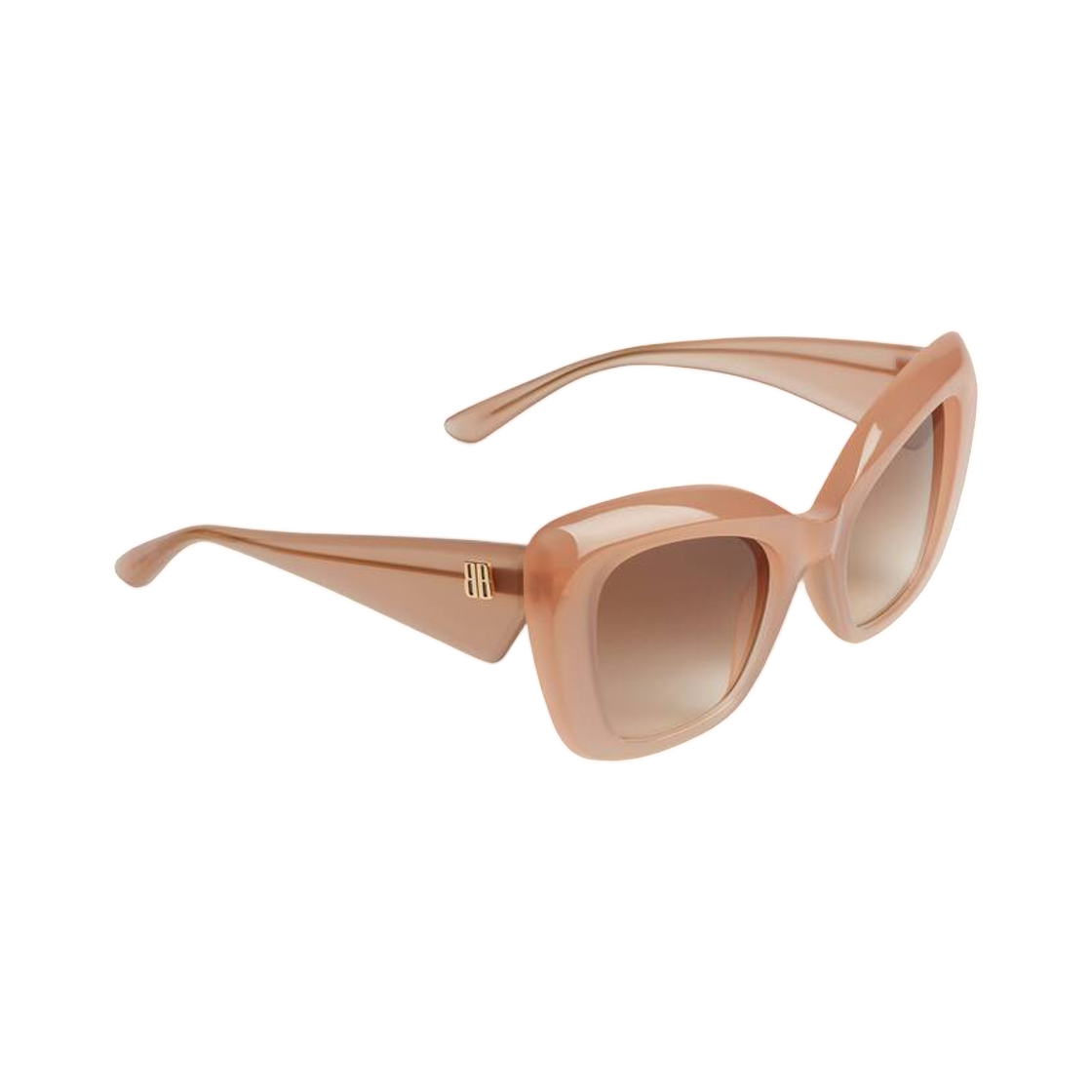 발렌시아가 디바 버터플라이 선글라스 밀키 누드(Balenciaga Diva Butterfly Sunglasses In Milky Nude) - 3
