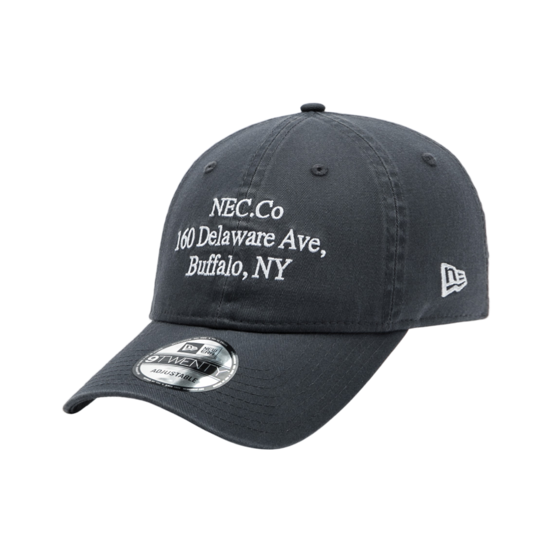 14561910 New Era New Era Script Series Unstructured Ball Cap Dark Graphite