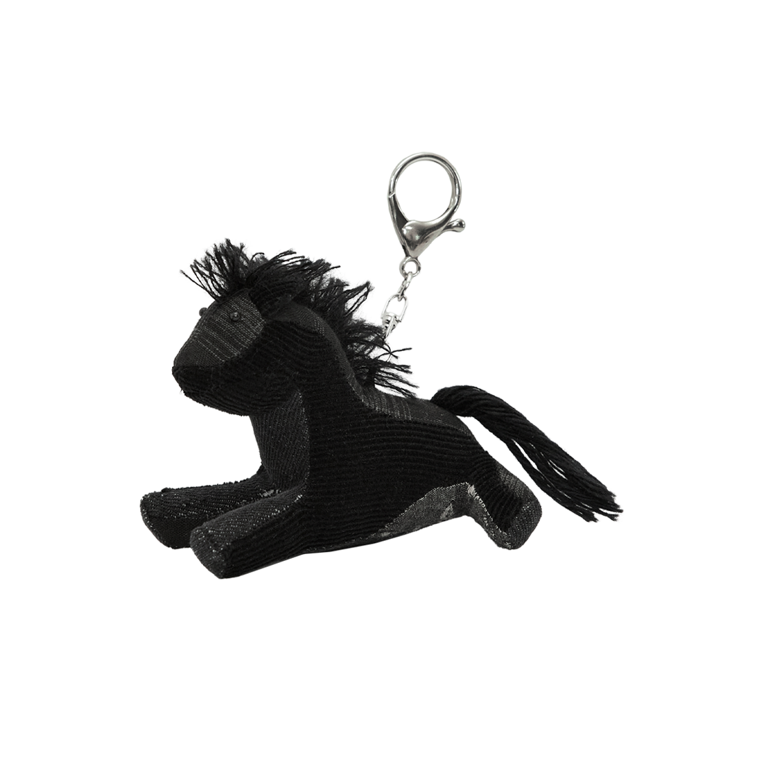 폴리테루 럭키 홀스 키링 블랙(Polyteru Lucky Horse Keyring Black)