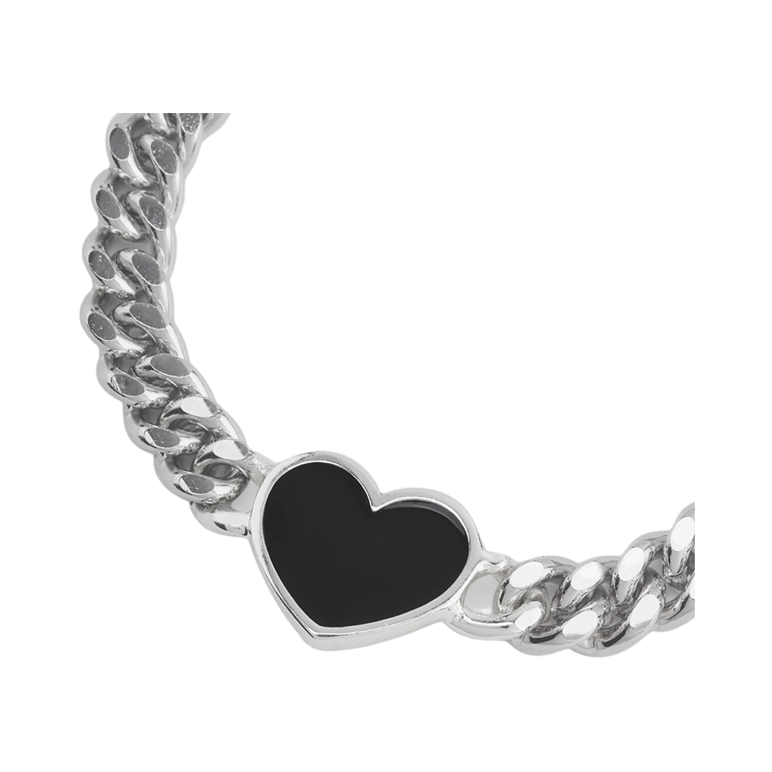 논논 블랙 러브 브레이슬릿(Nonenon Black Love Bracelet) - 3