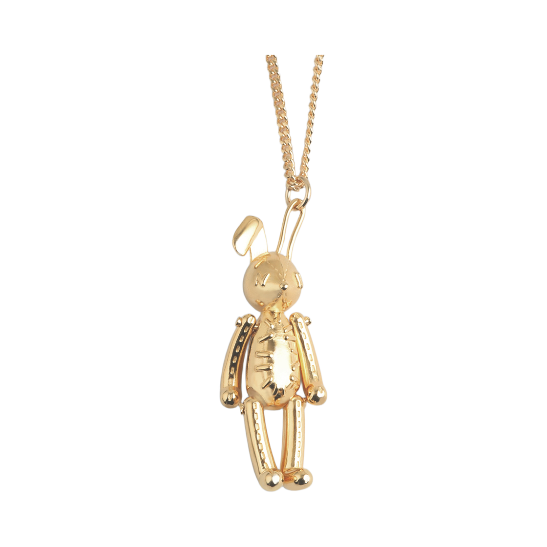 논논 버니 실버925 넥클리스 18k 골드 플레이티드(Nonenon Bunny Silver925  Necklace 18K Gold Plated) - 2