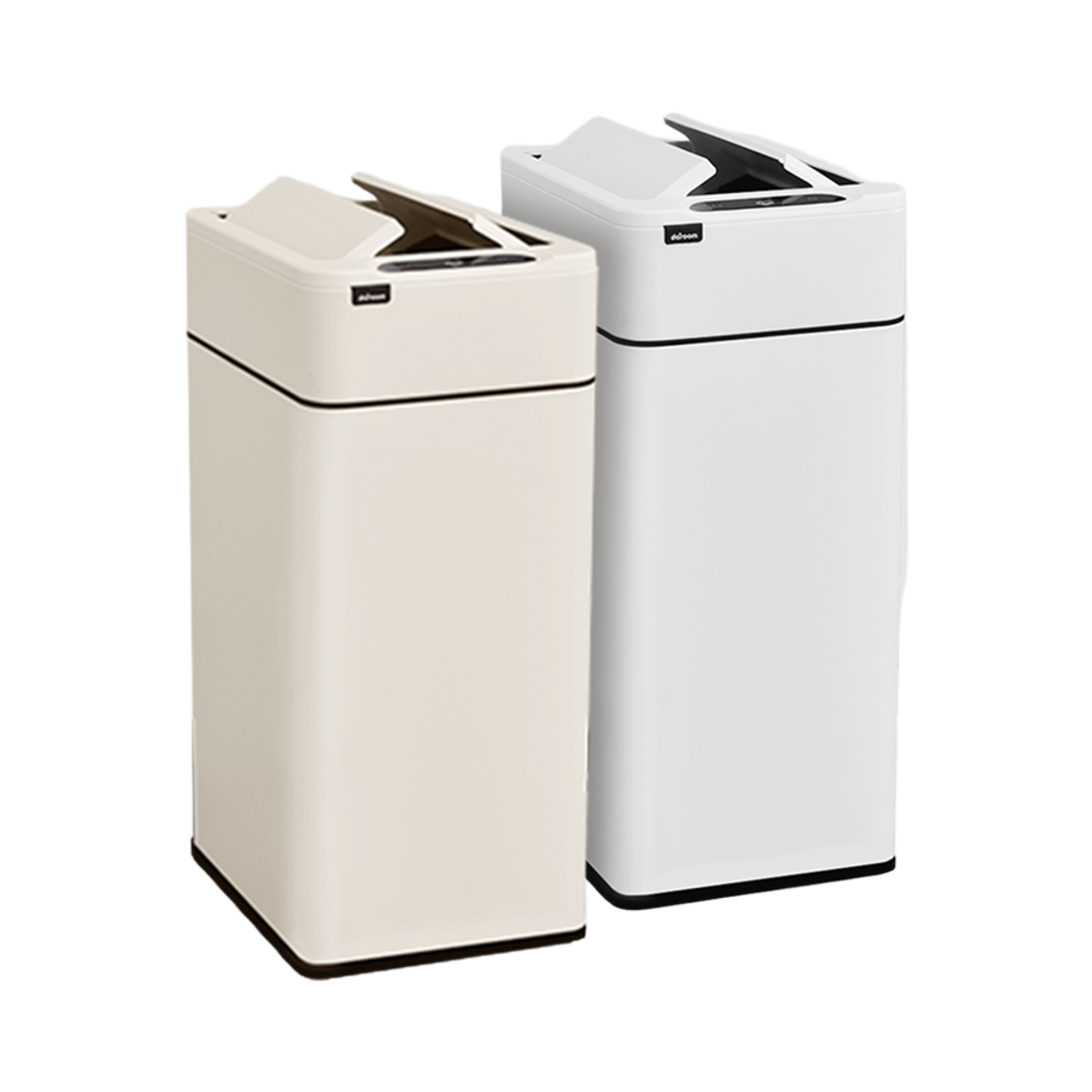 다룸 자동센서 스마트 쓰레기통 30L(날개형) 아이보리, 화이트(Daroom Automatic Sensor Smart Trash Can 30L (Wing Type) Ivory, White)