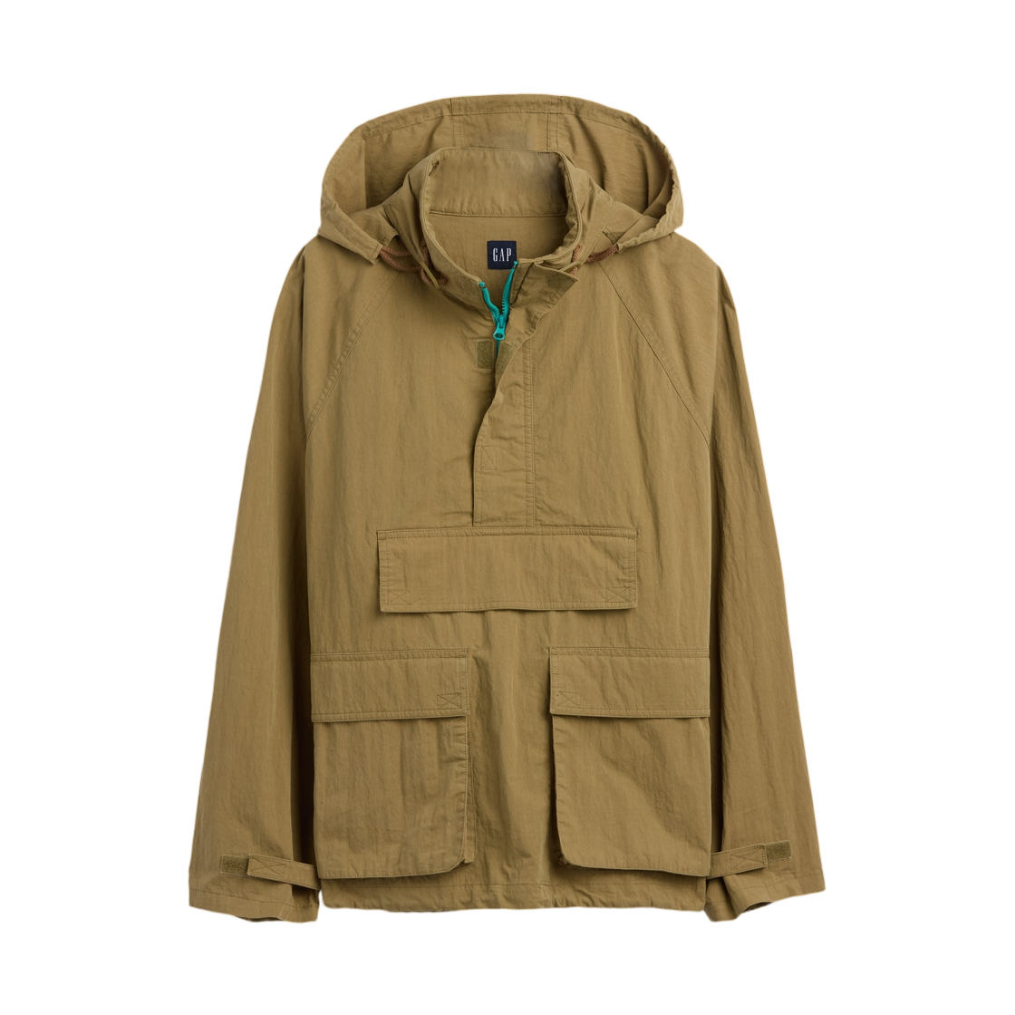 갭 x 션 우더스푼 오버사이즈 아노락 후드 앰버 그린(Gap x Sean Wotherspoon Oversized Anorak Hoodie Amber Green)