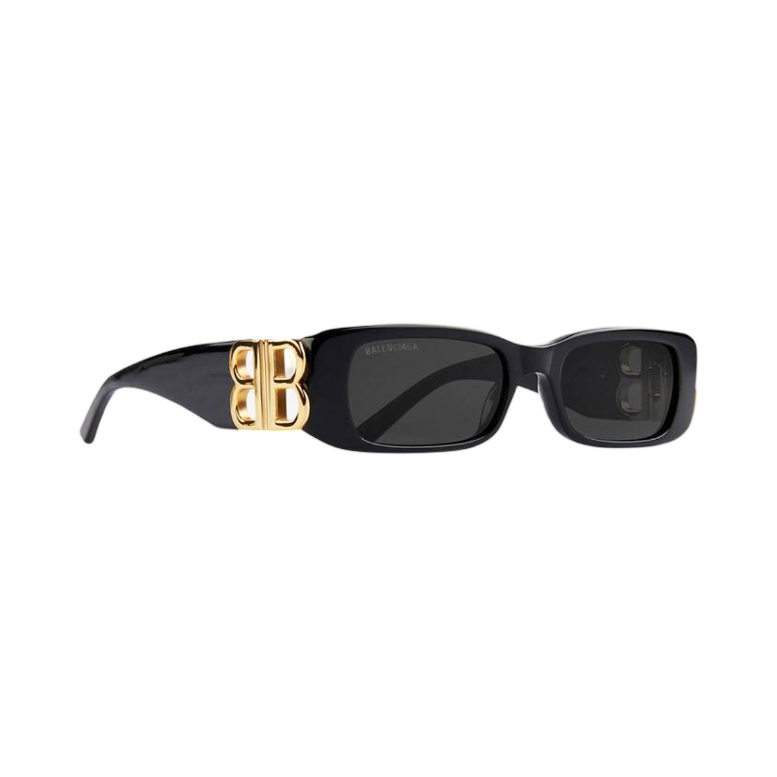 발렌시아가 다이내스티 렉탱글 선글라스 블랙(Balenciaga Dynasty Rectangle Sunglasses In Black) - 3