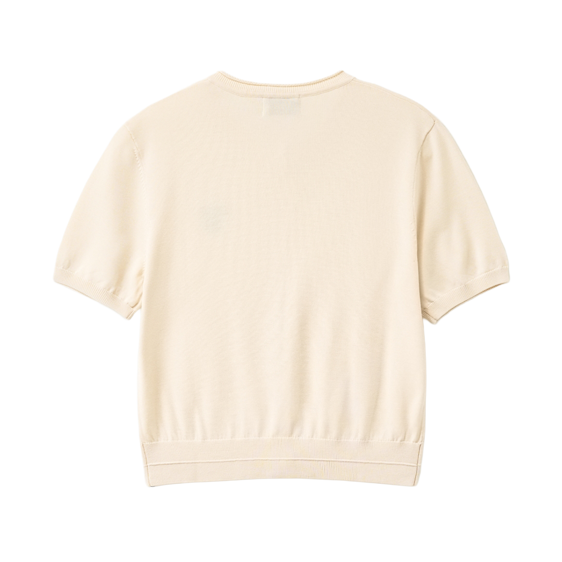 세터 우먼 파인 하프 크루넥 가디건 크림(SATUR W Fine Half Crewneck Cardigan Cream) - 2