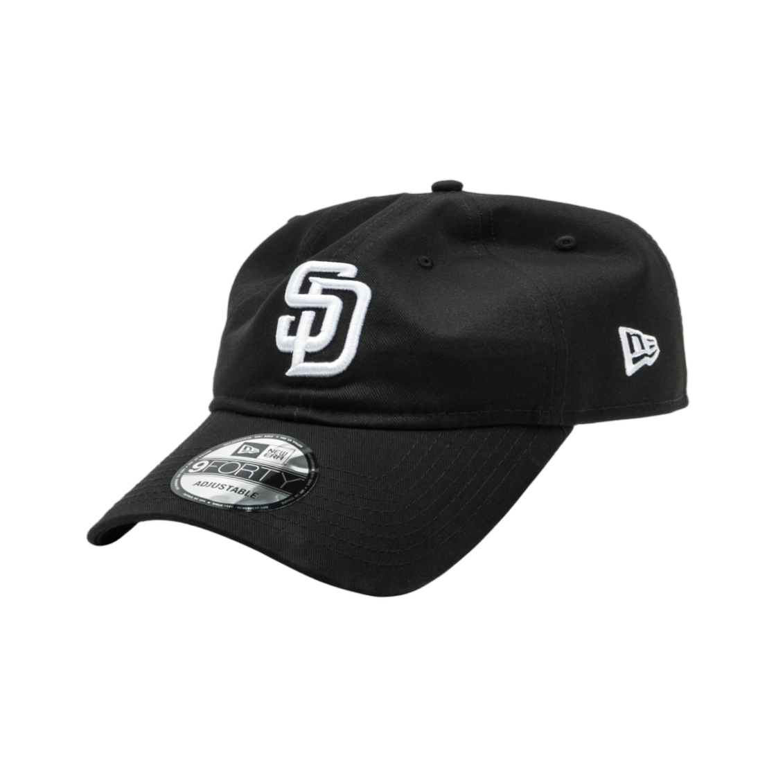 뉴에라 MLB 샌디에이고 파드리스 미디움 로고 언스트럭쳐 볼캡 블랙(New Era MLB San Diego Padres Medium Logo Unstructured Ball Cap Black) - 2
