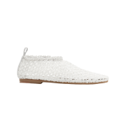 Amomento Women Net Flats White - 26SS