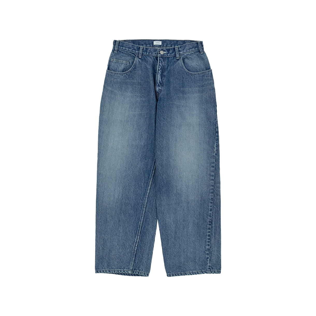 시오타 와이드 배기 5 포켓 팬츠 미디움 블루 - 26SS(Ciota Wide Baggy 5 Pocket Pants Medium Blue - 26SS)