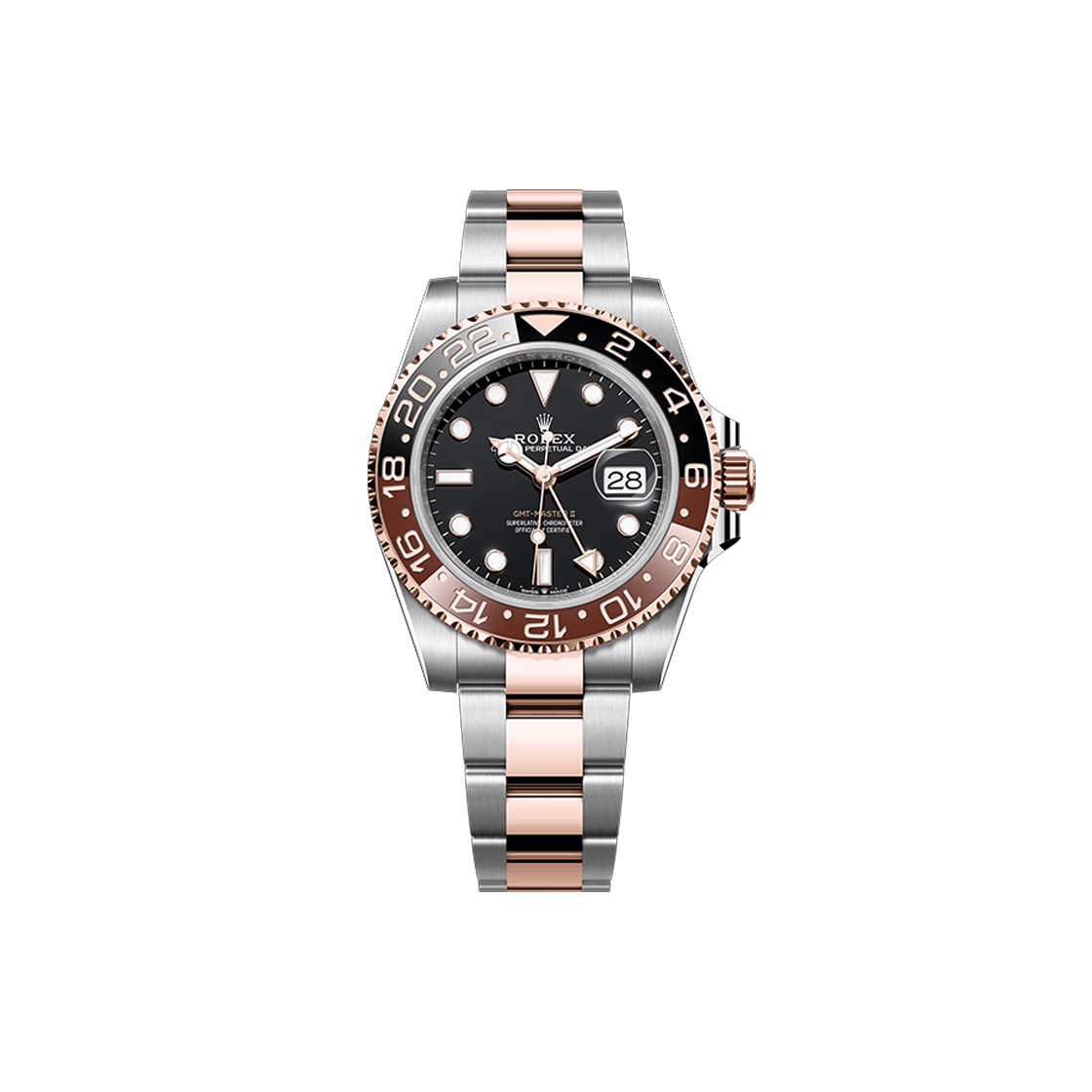 롤렉스 GMT-마스터Ⅱ 40-126711CHNR 블랙 바 도트 오이스터 NO.7664(Rolex GMT-Master II Black & Gold Oyster No. 7664) - 1