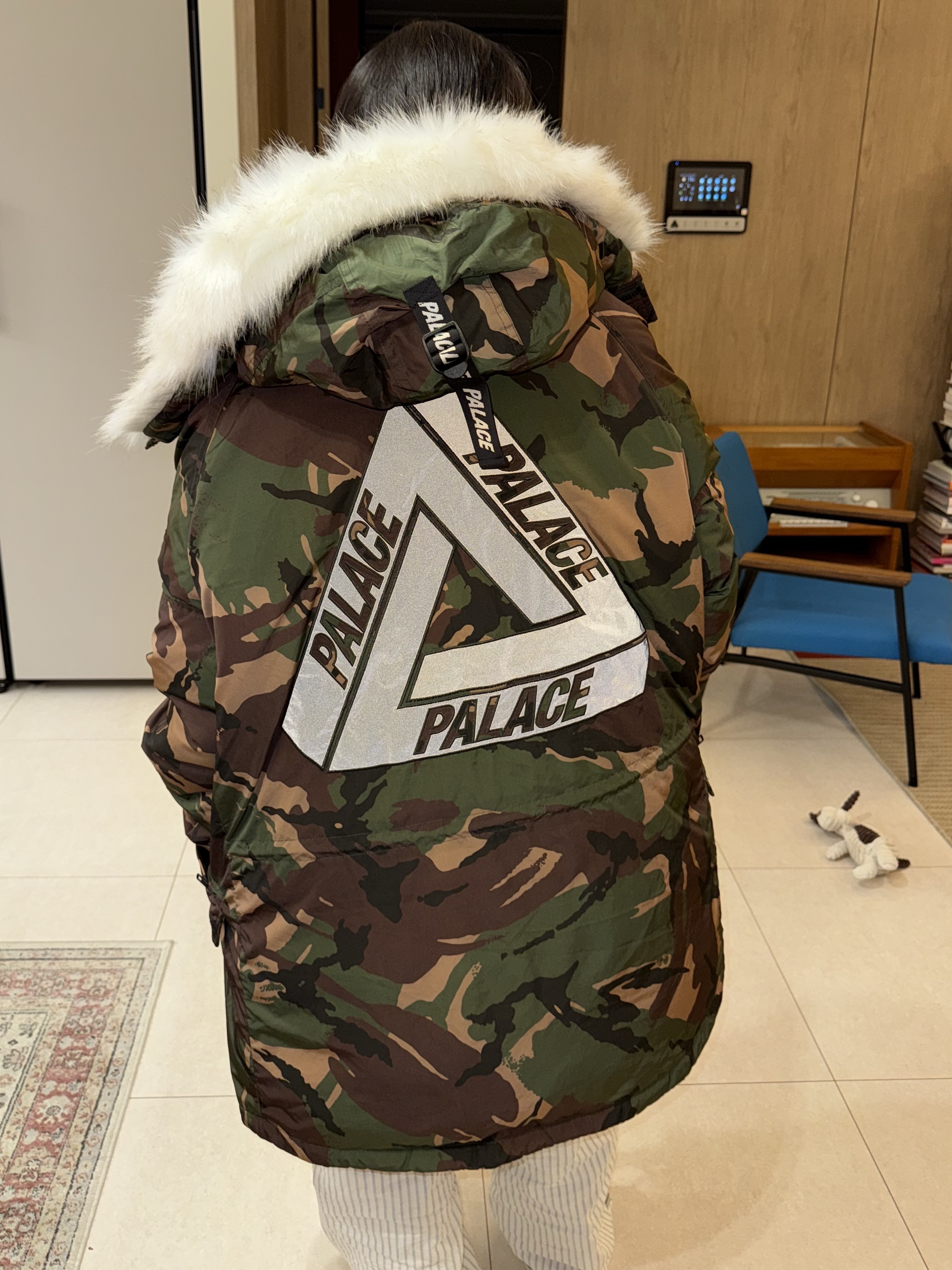 Palace P-3B DPM Parka Urban - 19FW 착용 스타일 - 1