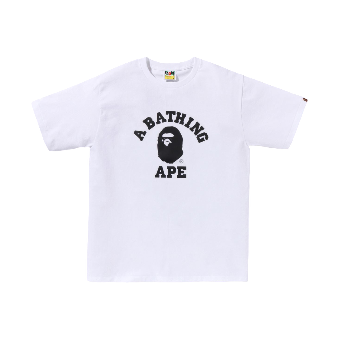 - BAPE Crystal Stone Eye College T-Shirt White