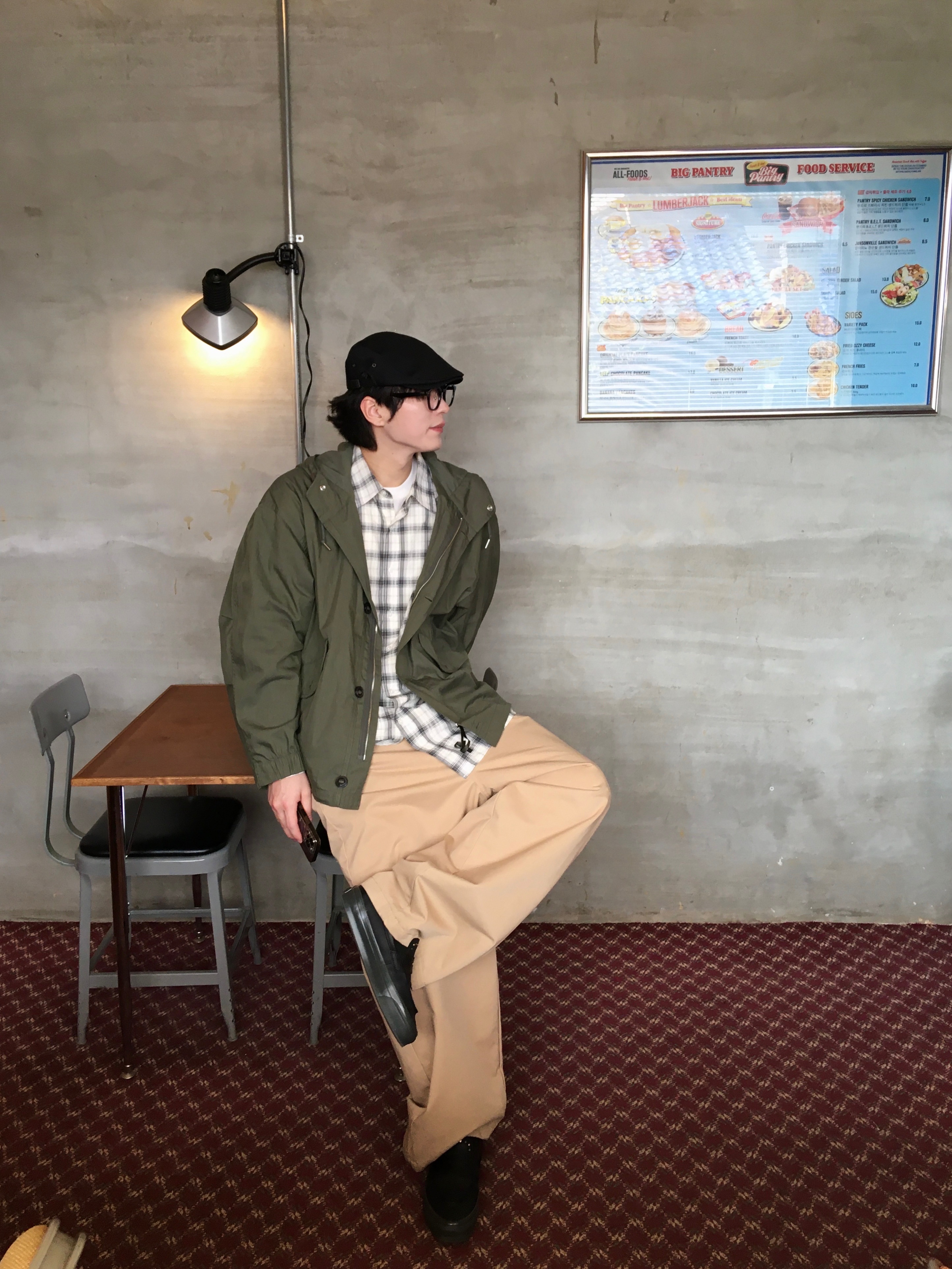 Vans Premium Loafer Black 착용 스타일 - 4