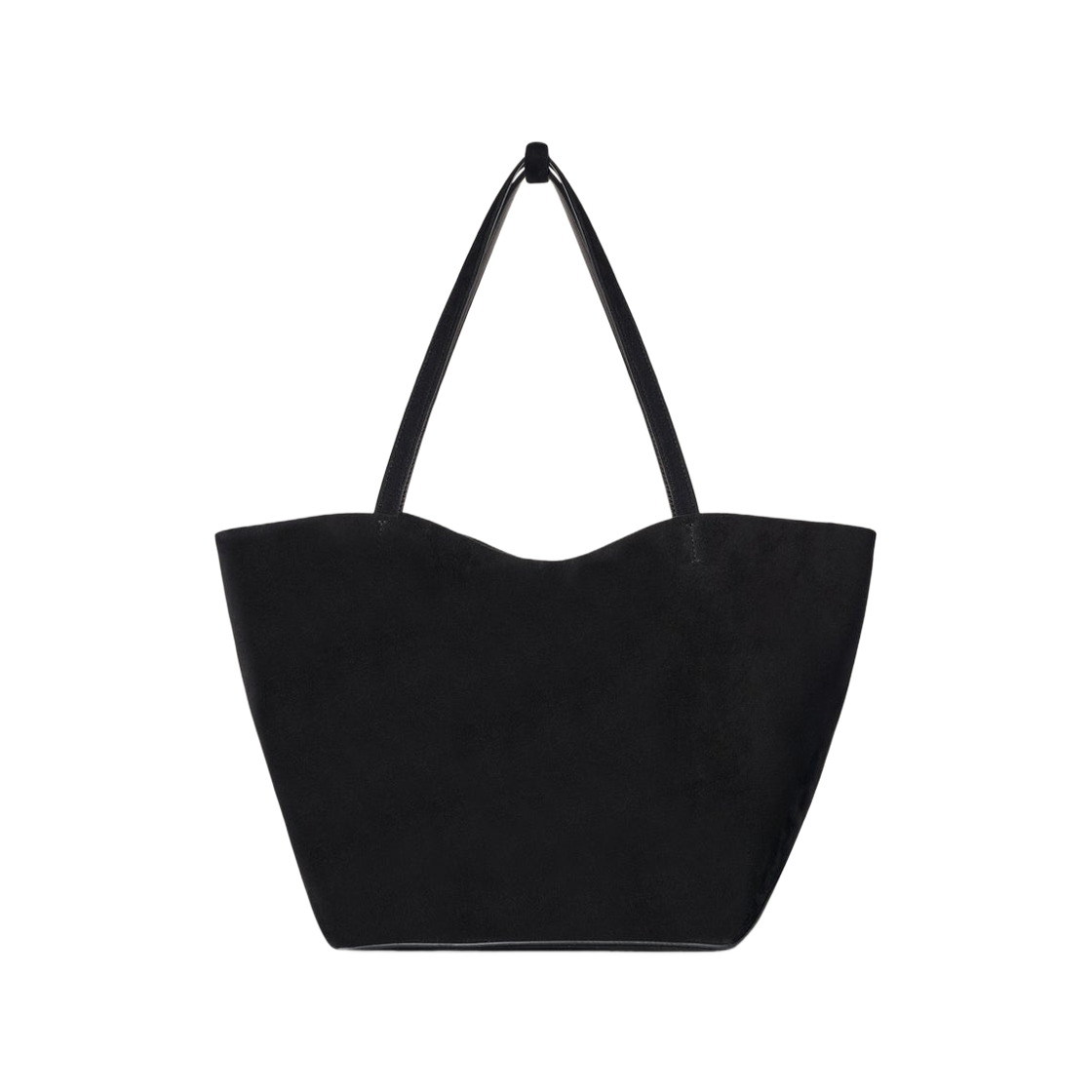 더 로우 파크 토트 쓰리 스웨이드 백 블랙(The Row Park Tote Three Suede Bag Black)
