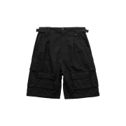 Polyteru Bermuda Cargo Pants Black
