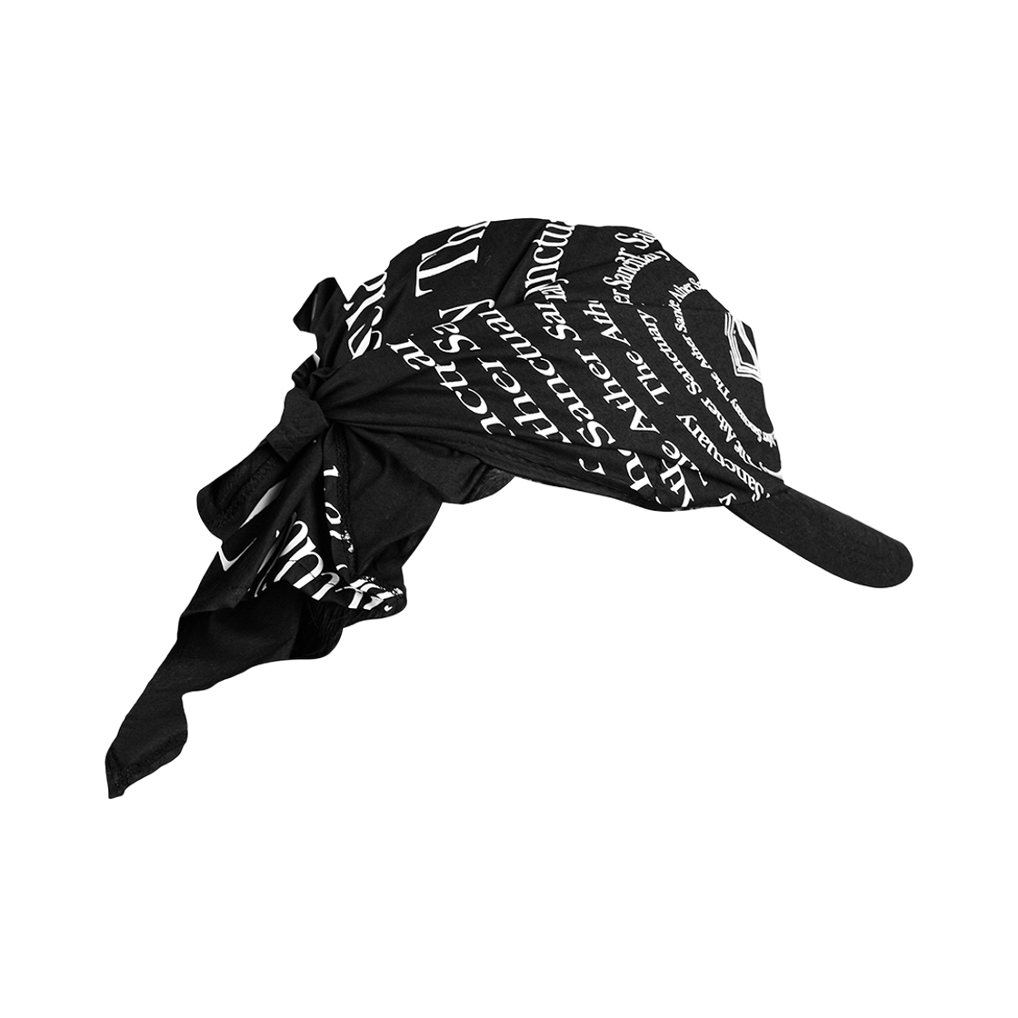 디아더생츄어리 반다나 캡 서큘러 블랙(THE ATHER SANCTUARY Bandana Cap Circular Black) - 5