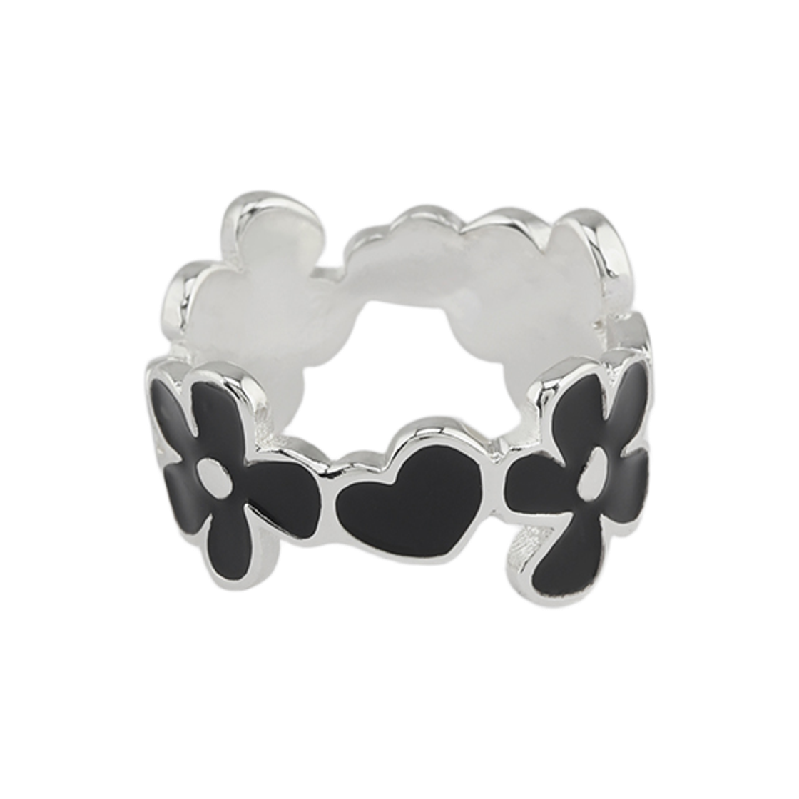 NONENON-151 Nonenon Bloom Patch Ring Silver925