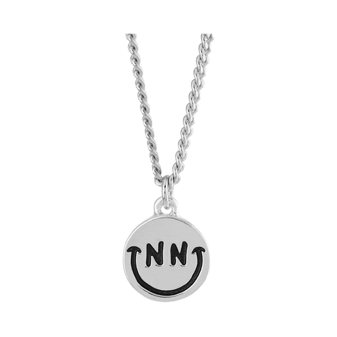 논논 블랙 스마일 넥클리스