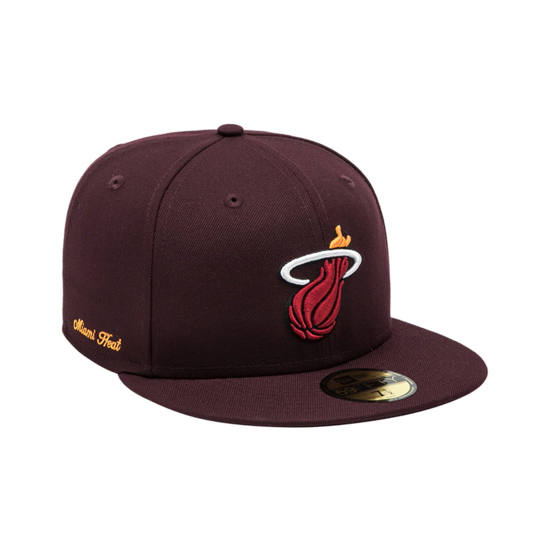 뉴에라 NBA 마이애미 히트 베이직 피티드캡 마룬(New Era NBA Miami Heat Basic Fitted Cap Maroon) - 2