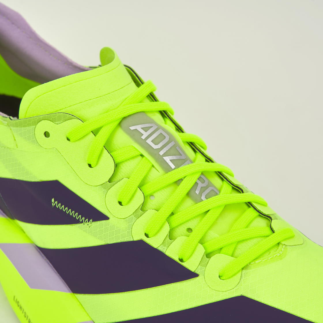 아디다스 아디제로 아디오스 프로 4 솔라 옐로우 오로라 플럼(Adidas Adizero Adios Pro 4 Solar Yellow Aurora Plum) - 7
