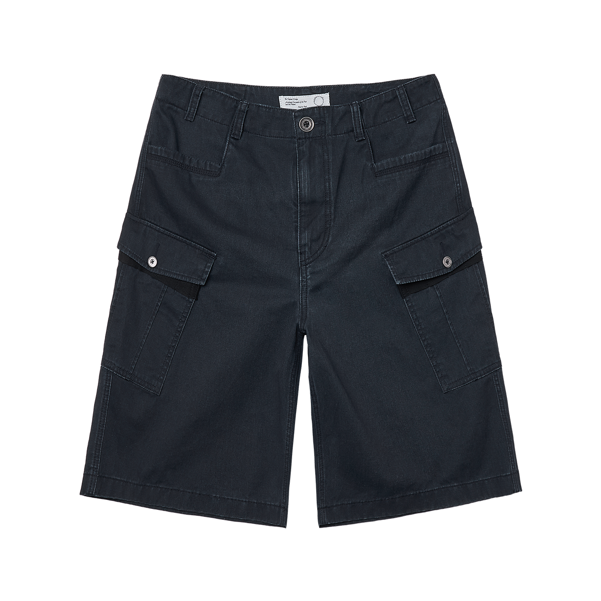 조우 몽키 포켓 카고 쇼츠 워시드 네이비(CHOWOO Monkey Pockets Cargo Shorts Washed Navy)