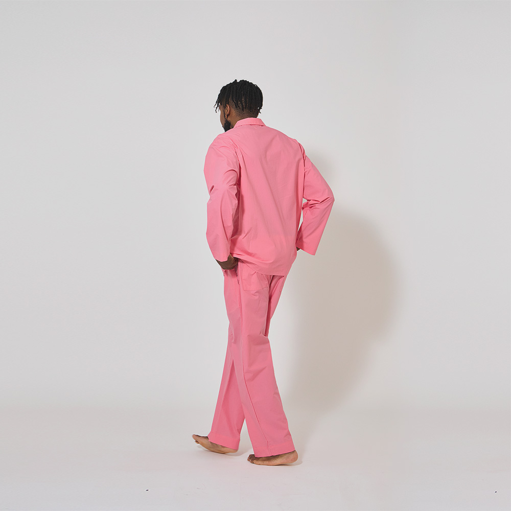 퍼즈플리즈 100% 코튼 파자마 포 유니섹스 (핑크)(PAUSE PLEASE 100% Cotton Pajamas for Unisex (Pink)) - 6