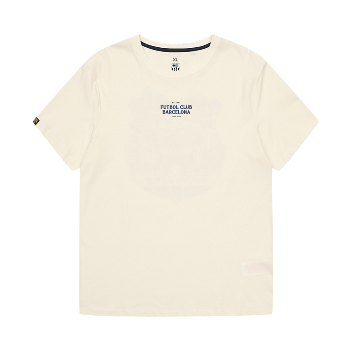 FC 바르셀로나 베이지 티셔츠(FC Barcelona T-shirt beige Barca)