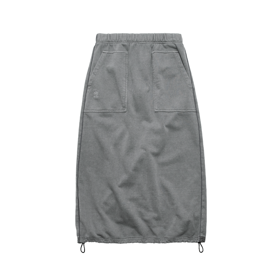 폴리테루 우먼 퍼티그 스웨트 스커트 더티 그레이(Polyteru Women Fatigue Sweat Skirt Dirty Gray)