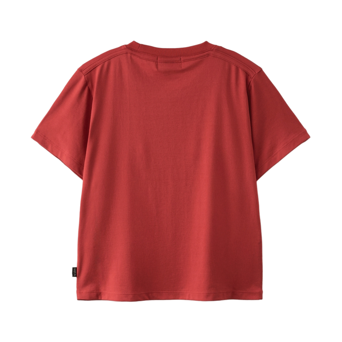 세터 우먼 에센셜 슬림 핏 반팔 티셔츠 레드(SATUR W Essential Slim Fit T-Shirt Red) - 2