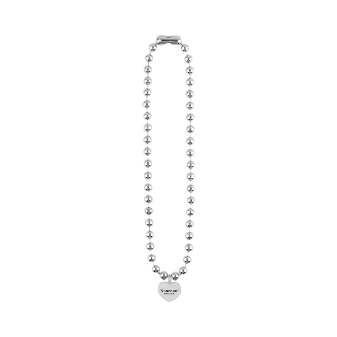 논논 빅 레드 러브 넥클리스 실버925(Nonenon Big Red Love Necklace SILVER925) - 4