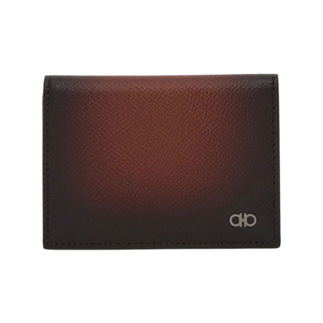 페라가모 간치니 크레딧 카드 홀더 꼬냑 테스타 디 모로(Ferragamo Gancini Credit Card Holder Cognac Testa Di Moro) - 1
