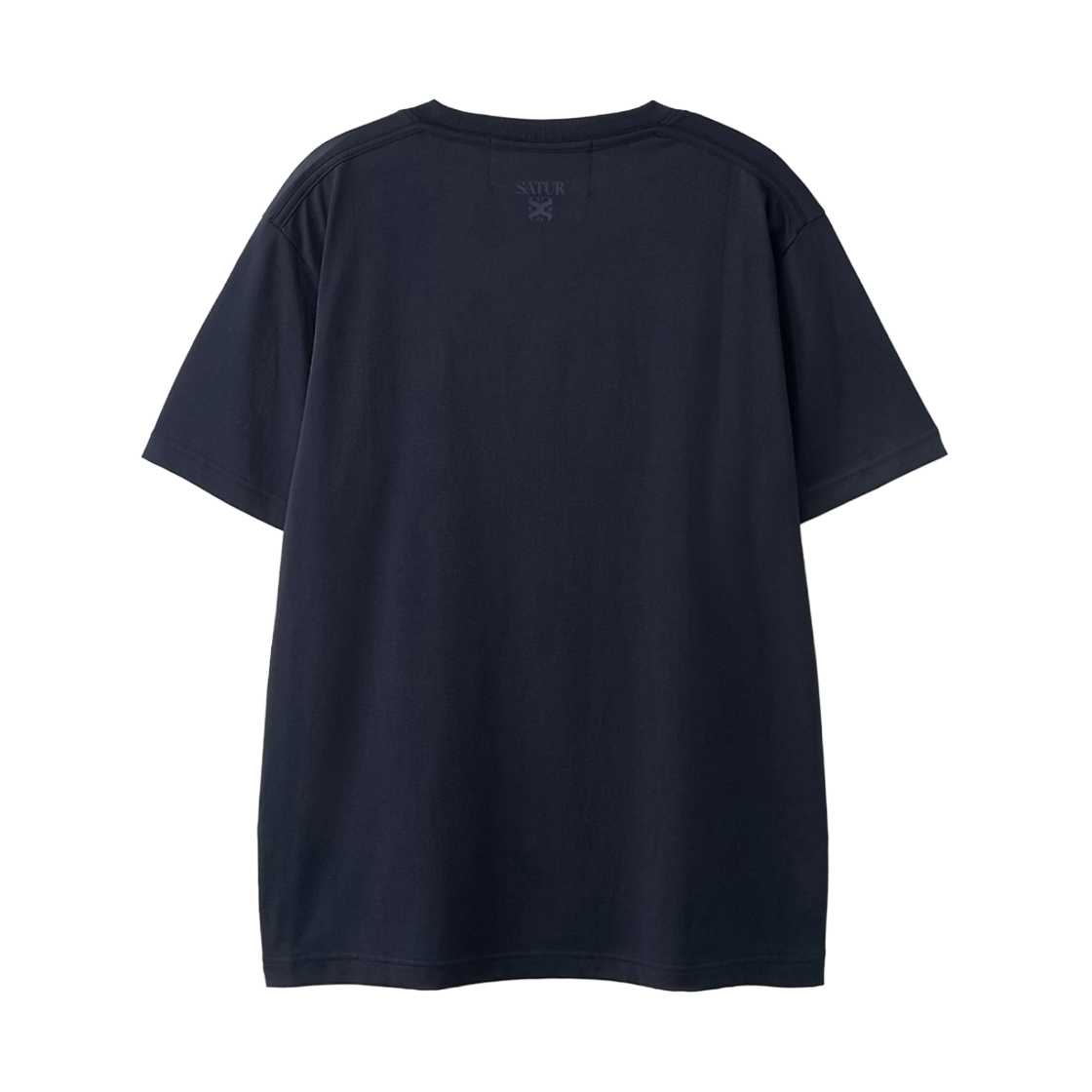 세터 수피마 베이직 크루넥 반팔 티셔츠 네이비(SATUR Supima Basic Crewneck T-Shirt Navy) - 2