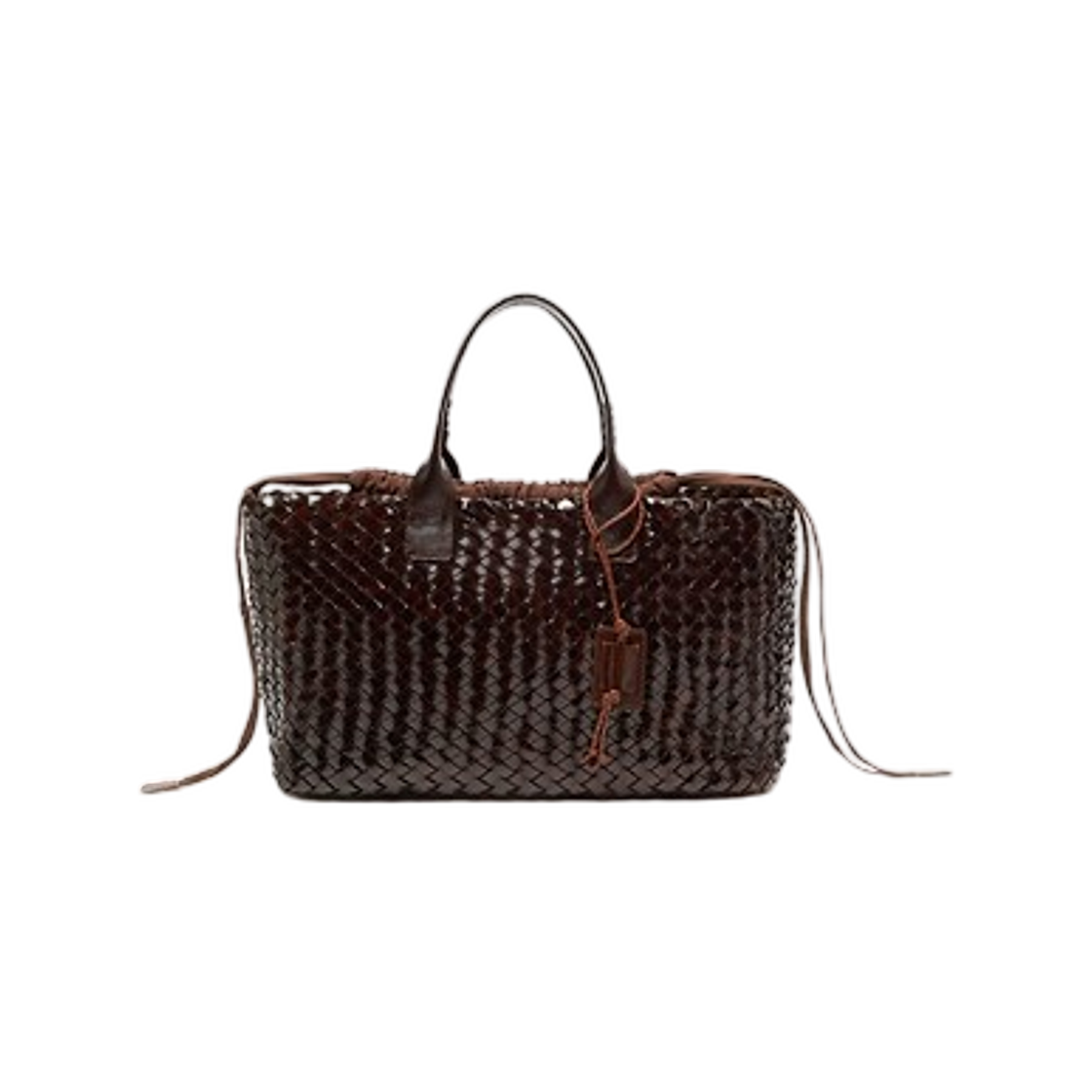 쿠론 세느 이지 우븐 토트 43 그라운드 커피(Couronne Seine Easy Woven Tote 43 Ground Coffee) - 1