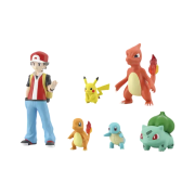 Pokemon Scale World Kanto Region Red & Pikachu & Charmeleon & Charmander & Squirtle & Bulbasaur