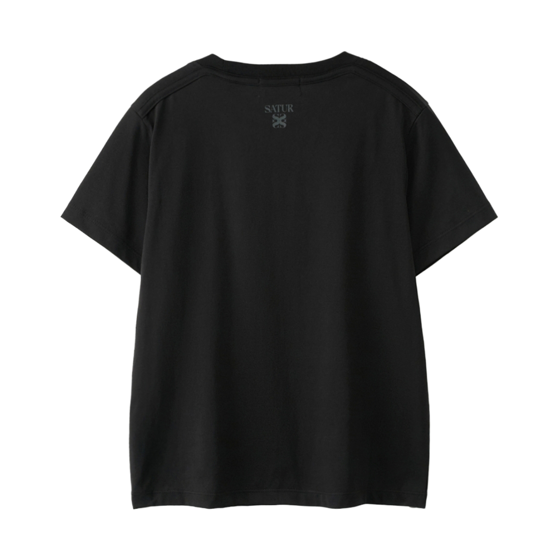 세터 우먼 수피마 베이직 크루넥 반팔 티셔츠 블랙(SATUR W Supima Basic Crewneck T-Shirt Black) - 2