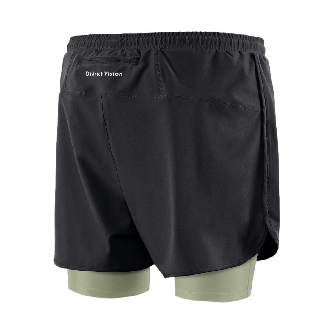 디스트릭트 비전 레이어드 포켓 트레일 쇼츠 블랙 애쉬(District Vision Layered Pocketed Trail Shorts Black Ash) - 2