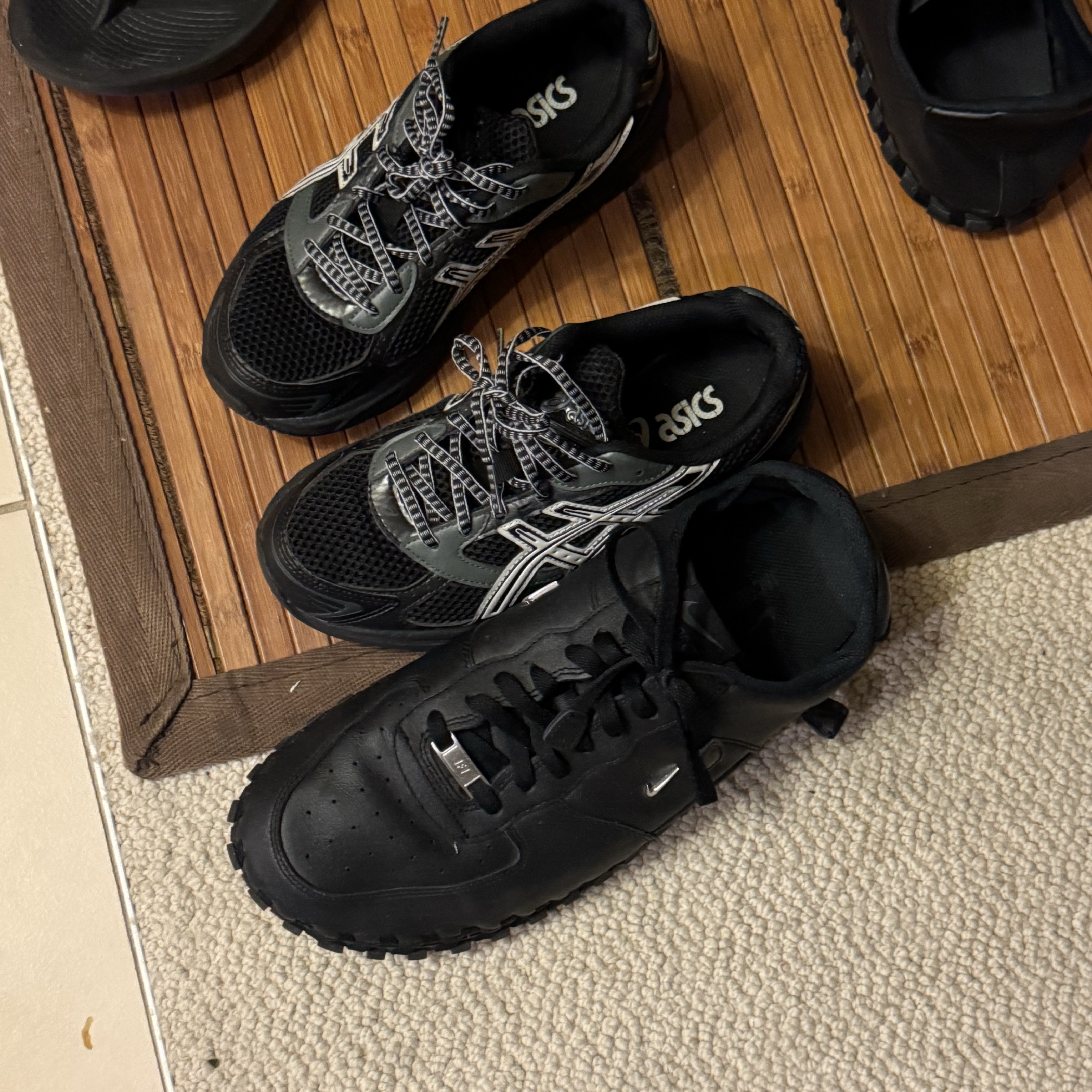 Nike x Jacquemus J Force 1 Low LX SP Black 착용 스타일