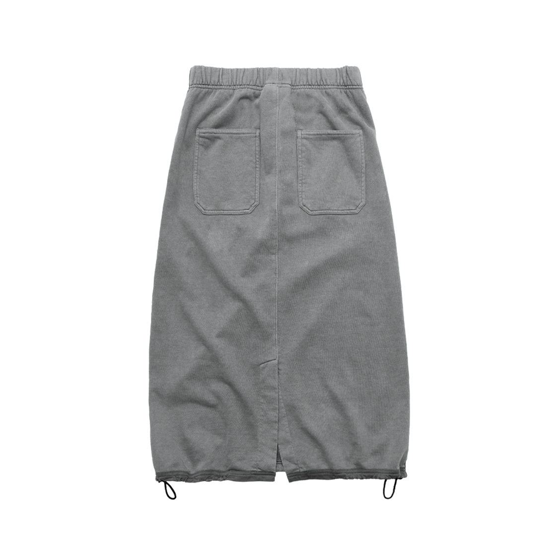 폴리테루 우먼 퍼티그 스웨트 스커트 더티 그레이(Polyteru Women Fatigue Sweat Skirt Dirty Gray) - 2