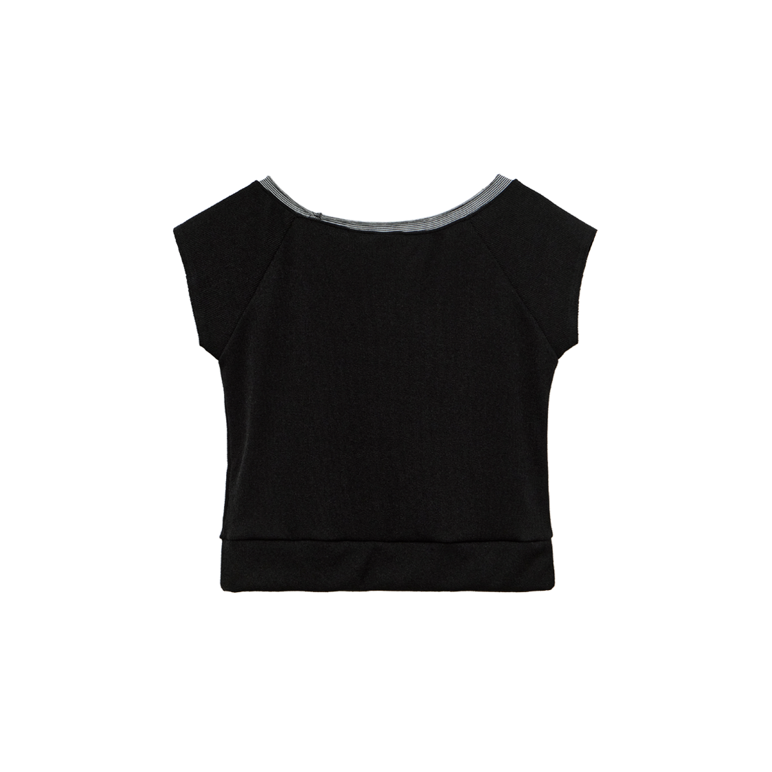 폴리테루 우먼 피크 포켓 티 블랙(Polyteru Women Peek Pocket Tee Black) - 2