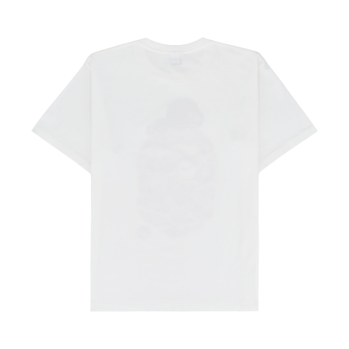 베이프 ABC 카모 마일로 온 빅 에이프 티셔츠 화이트 핑크(BAPE ABC Camo Milo on Big Ape T-Shirt White Pink) - 2
