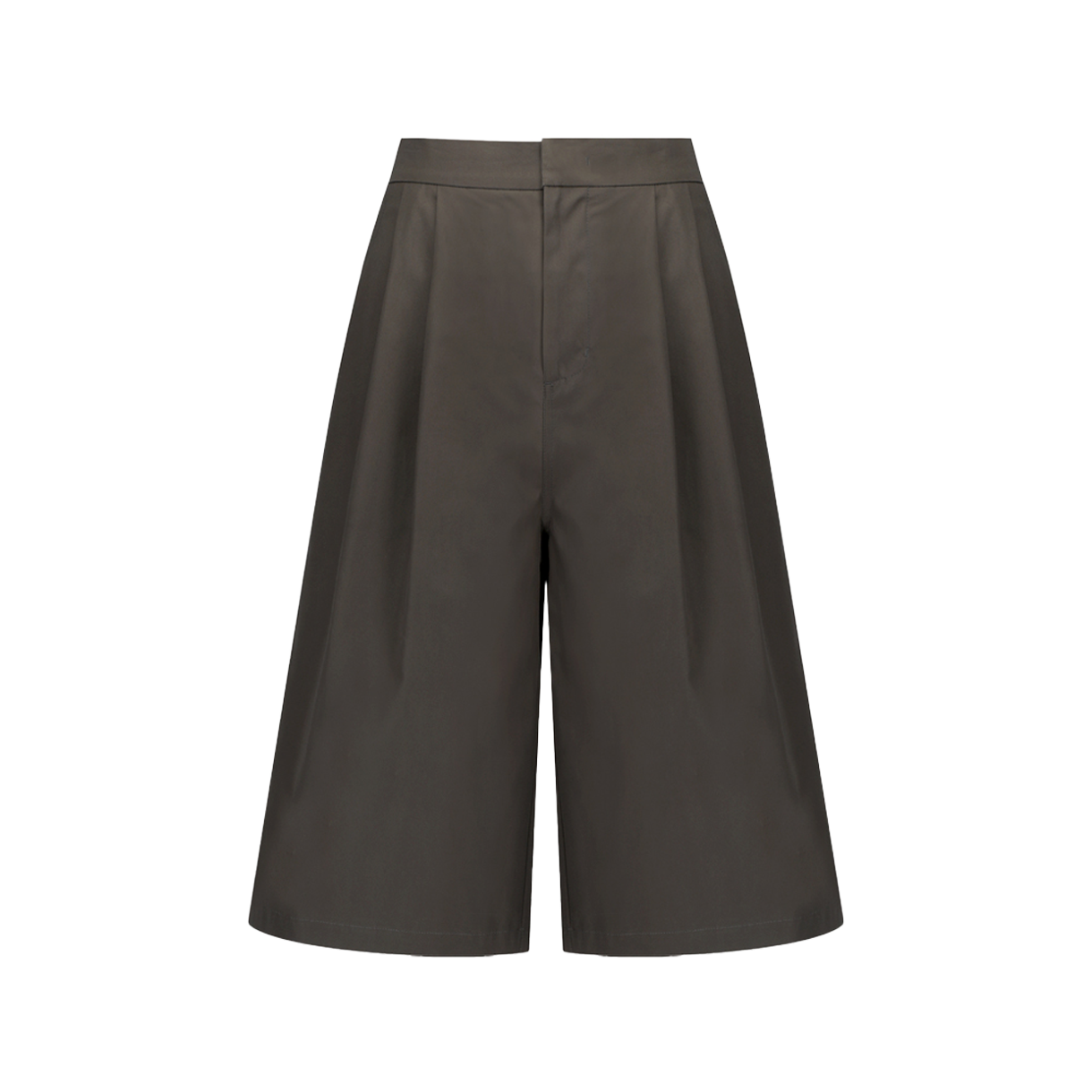 아모멘토 우먼 투 턱 와이드 쇼츠 브라운 - 26SS(Amomento Women Two Tuck Wide Shorts Brown - 26SS)